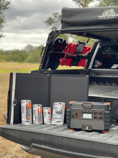 Photo of Blackfire products on truck bed