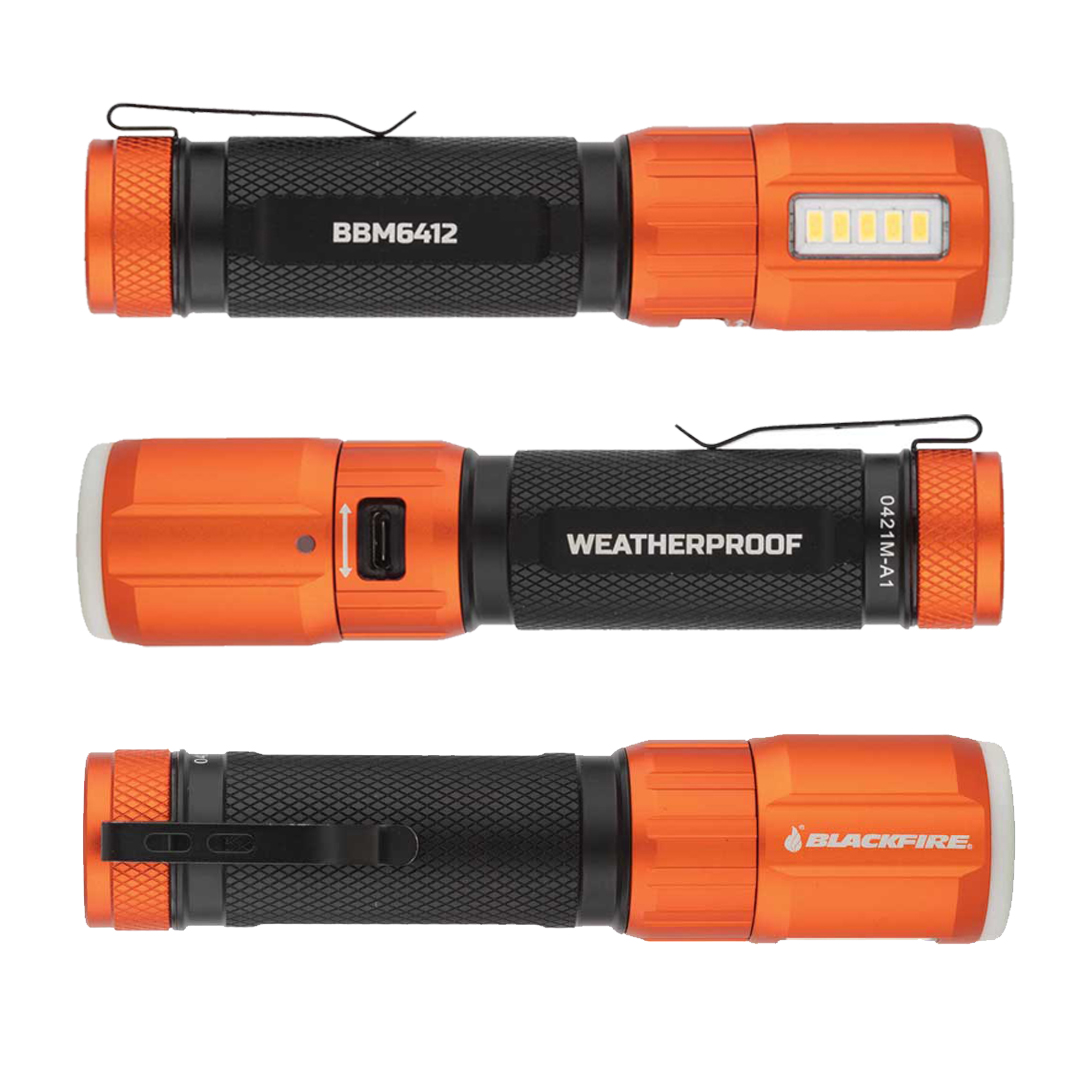 NEW Legendary Whitetails 500 Lumens High Bright LED USB RECHARGABLE flashlight 
