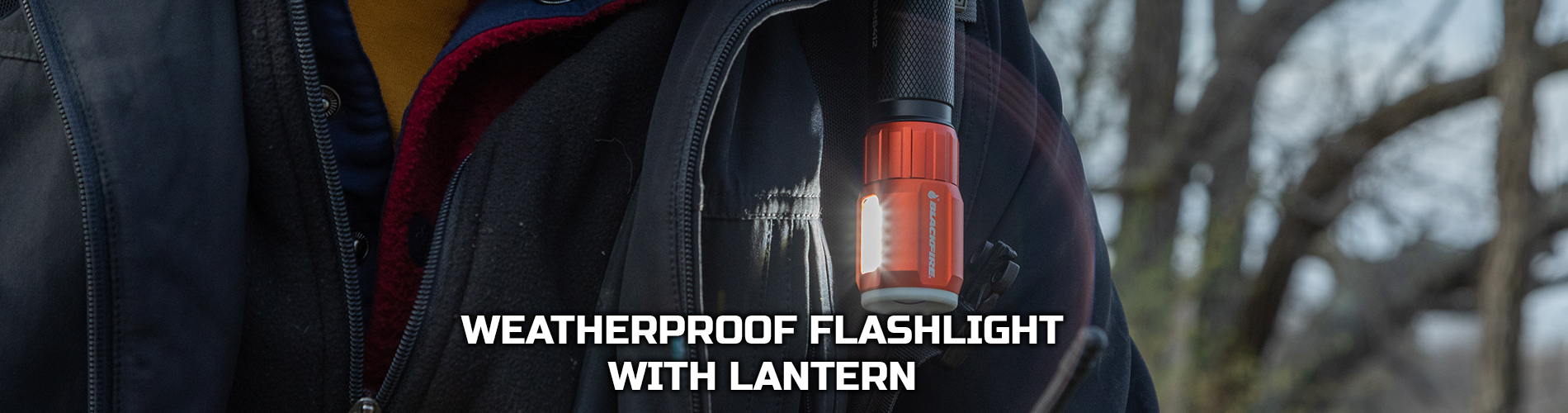 Flashlight with lantern