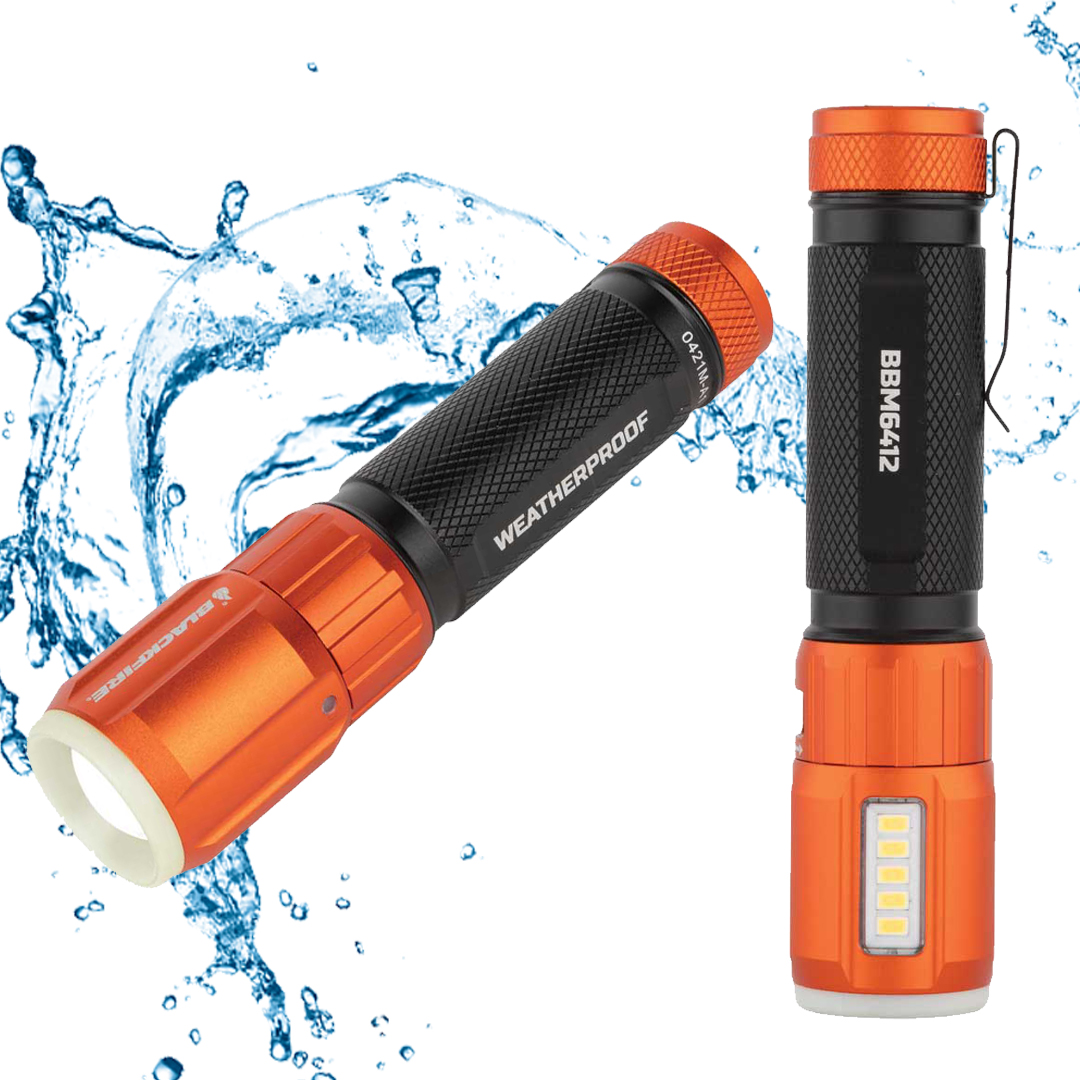 Blackfire Rechargeable Weatherproof Flashlight with Lantern