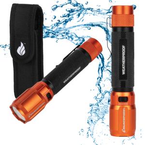 Rechargeable Weatherproof 2-Color 1000 Lumen Flashlight